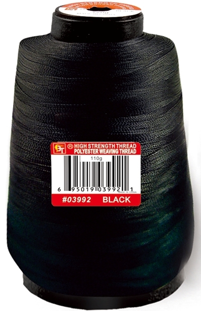 Polyester Weaving Thread -110g - Black 